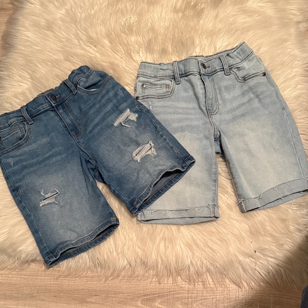 art class Blue and Light Blue Kids Denim Shorts